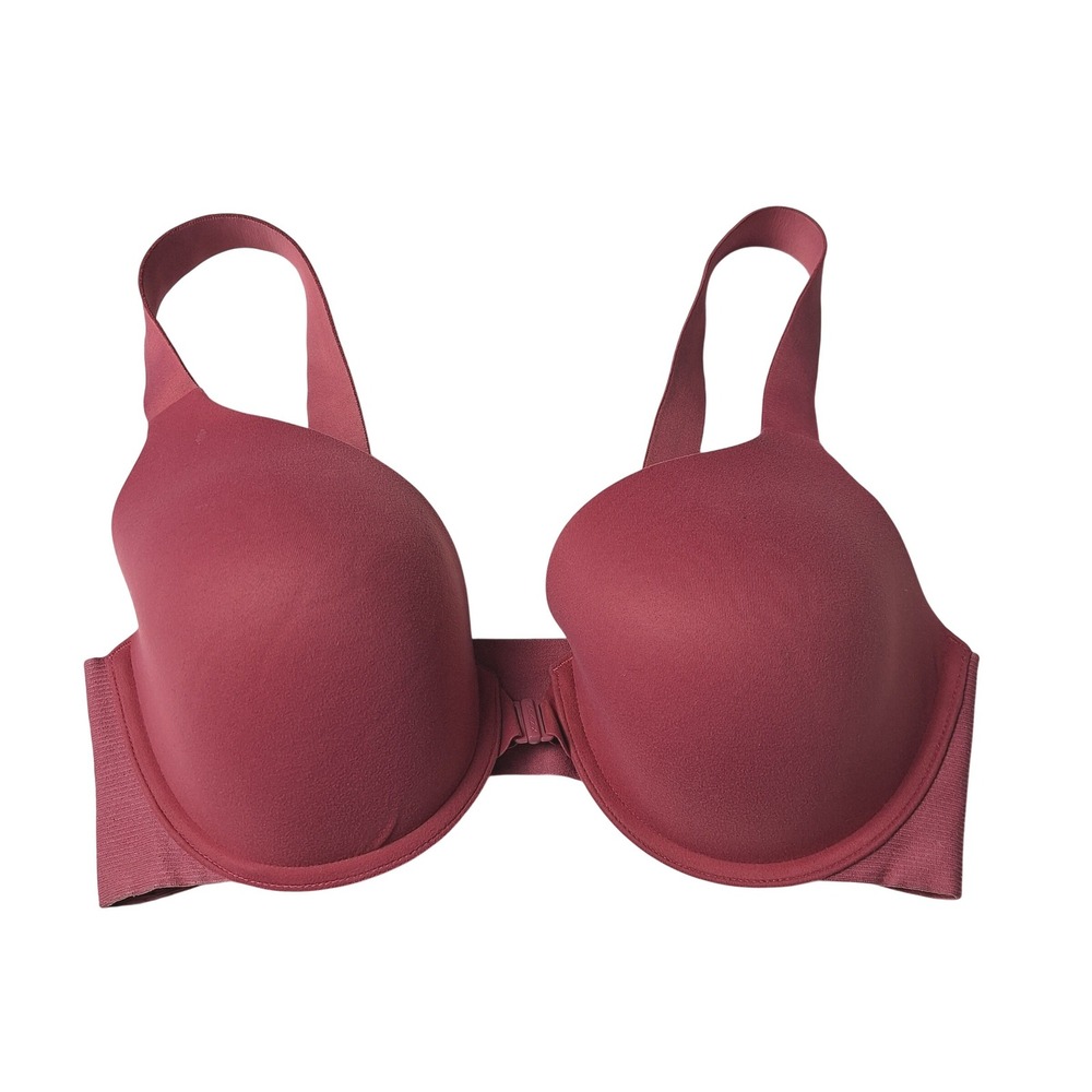 Spanx Bra 36D Red Bra-llelujah Lightly Lined Full Coverage Smooth Underwire